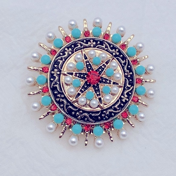 Art Deco Inspired Brooch - Picture 1 of 3